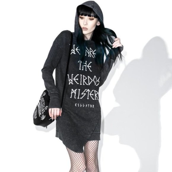Killstar XS Crafty Gray Dress Nwt - Picture 3 of 7
